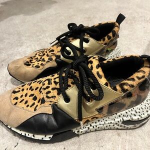 Leopard Print Sneakers STEVE MADDENS